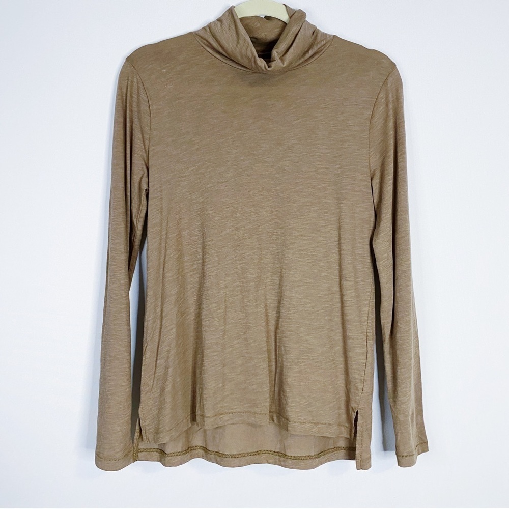 NEW Madewell - Cocoa Cowl Neck Long Sleeve Top